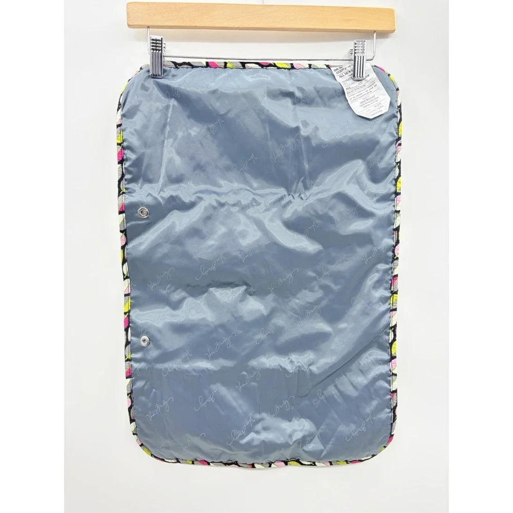 Vera Bradley Quilted Stroll Around Diaper Baby Shoulder Bag in Solid Gray $165